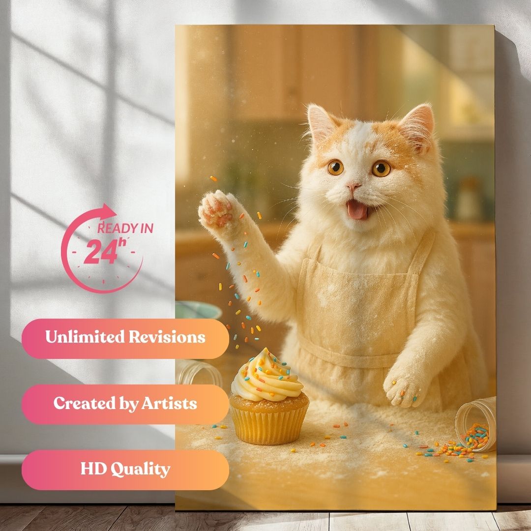 Fur in the Flour Portrait