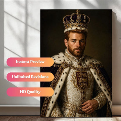 The Alpha King Portrait