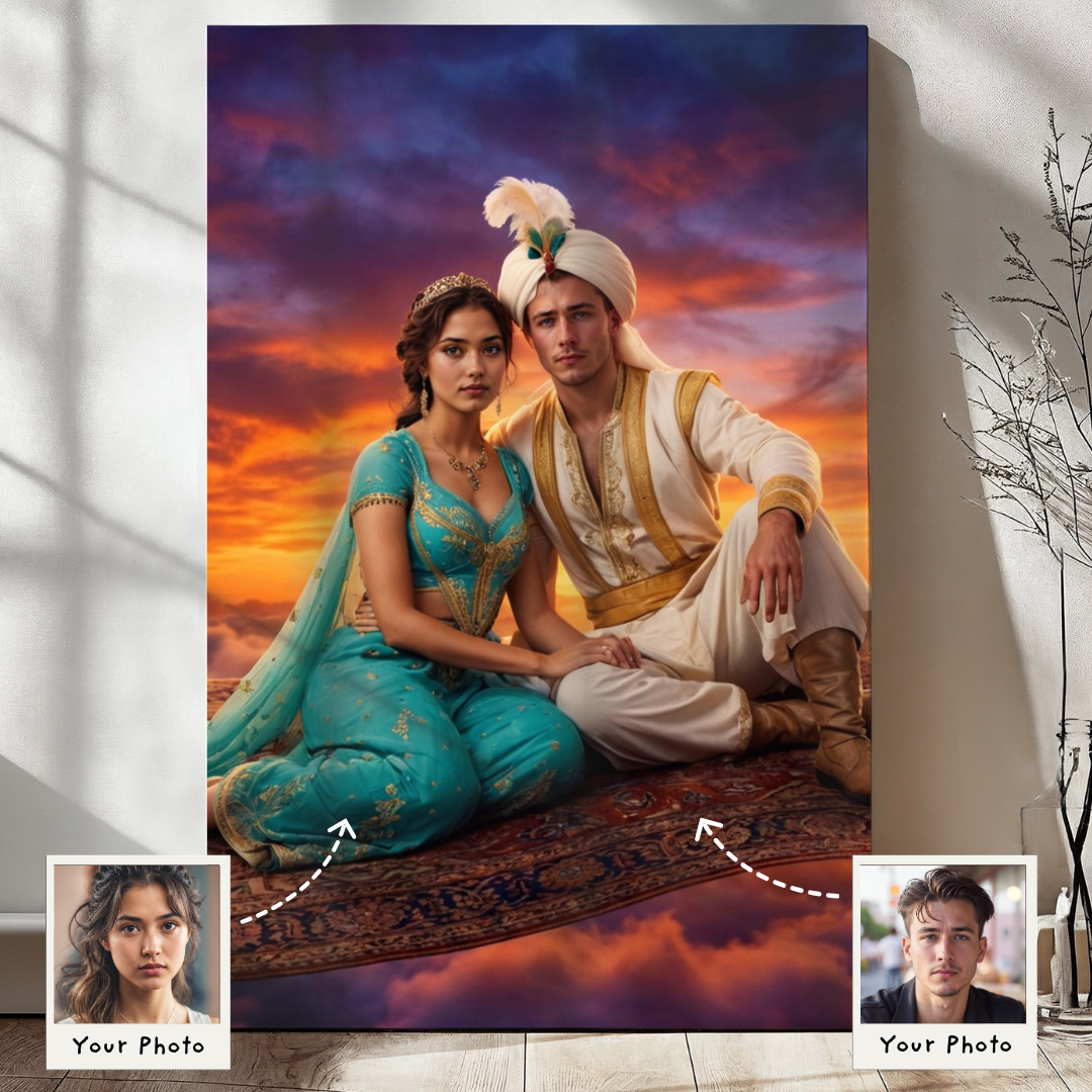 A Magic Carpet of Hearts Portrait