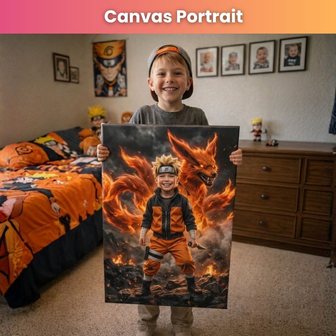 Spirit of the Fire Ninja Portrait