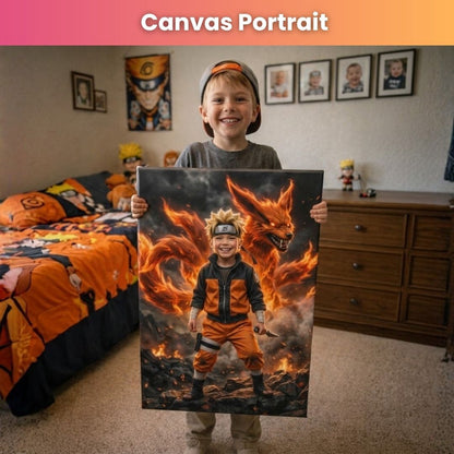 Spirit of the Fire Ninja Portrait