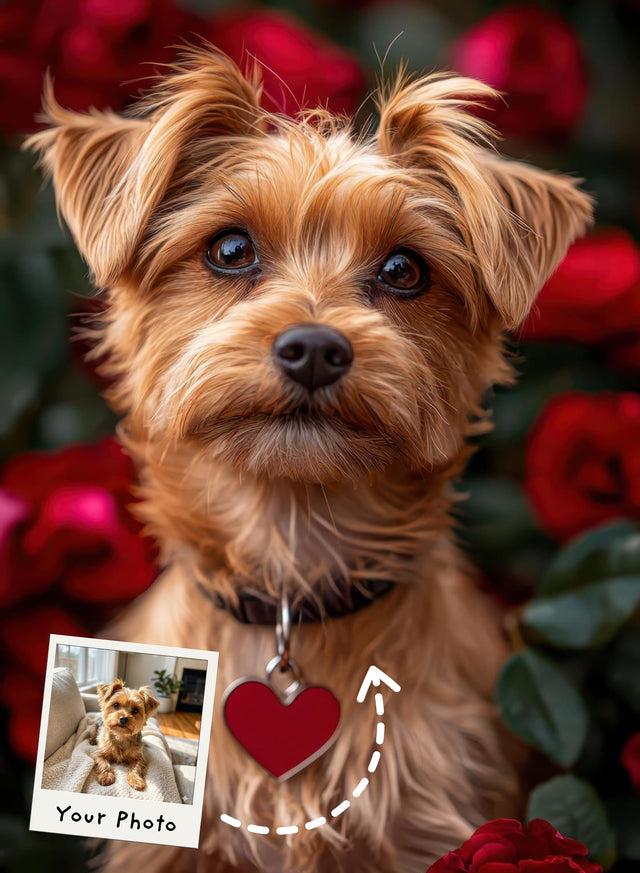 Love at First Woof Portrait