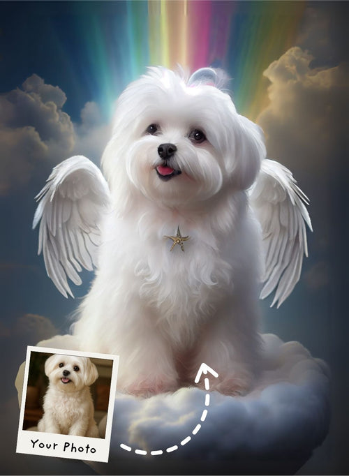 Rainbow Cloud Companions Portrait