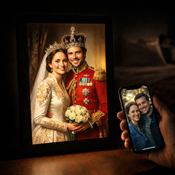 The Royal Bond Couple Portrait
