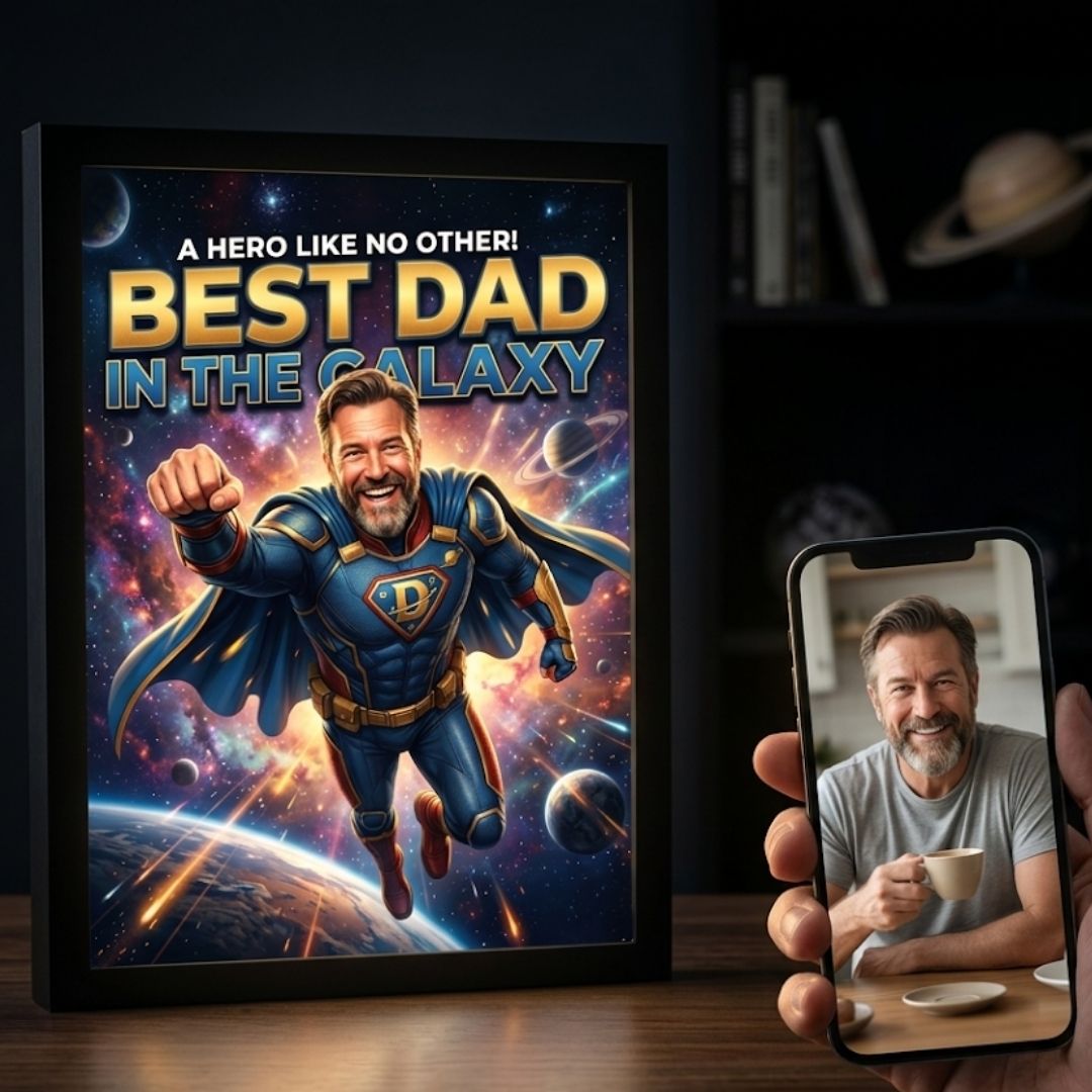 Galaxy Guardian Dad Portrait