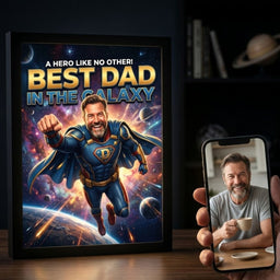Galaxy Guardian Dad Portrait