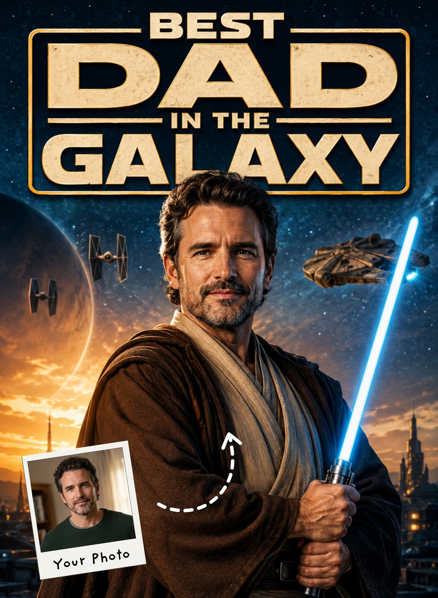 Galaxy Protector Dad Portrait