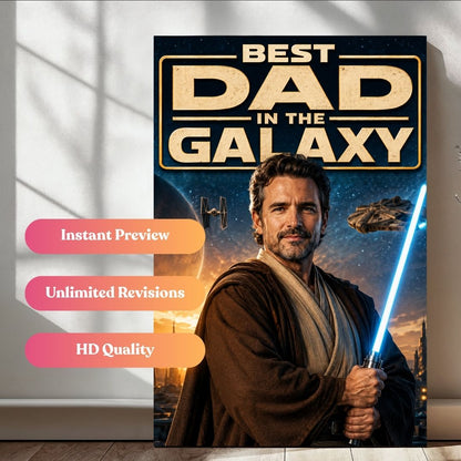 Galaxy Protector Dad Portrait