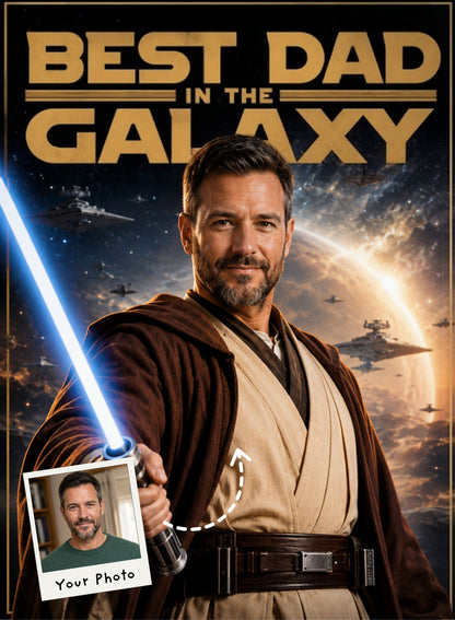 The Ultimate Space Hero Dad Portrait