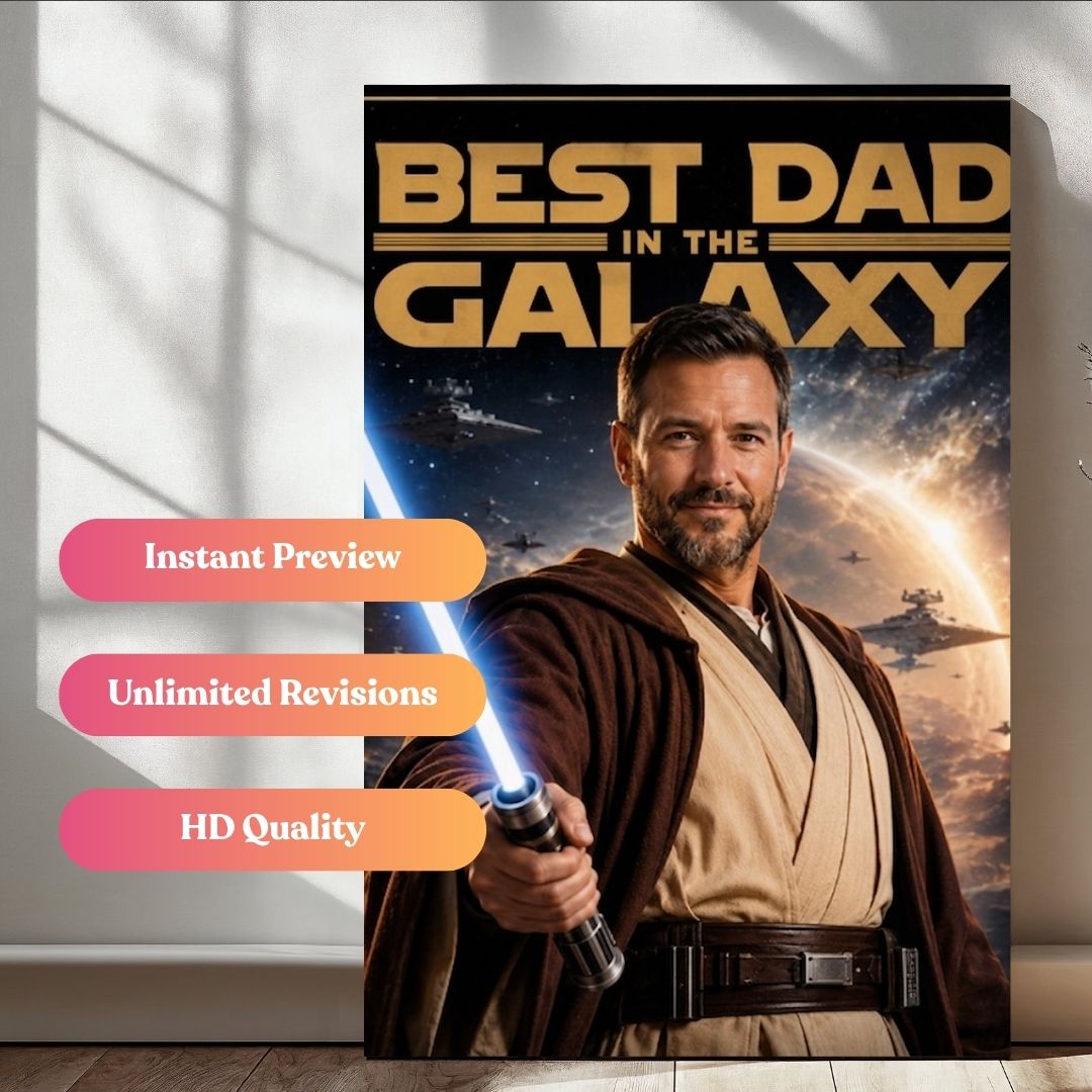 The Ultimate Space Hero Dad Portrait