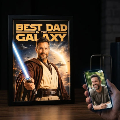 The Ultimate Space Hero Dad Portrait