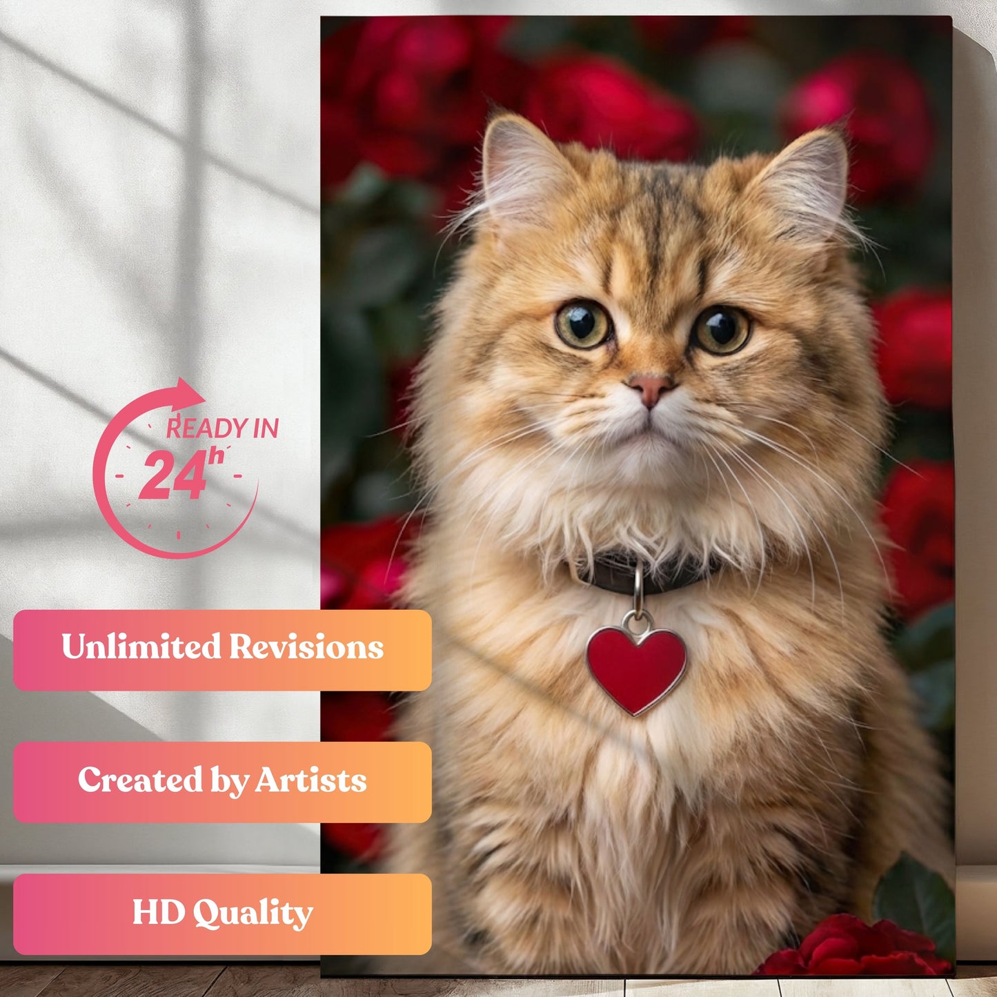 Love at First Woof Portrait