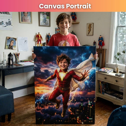 The Flashing Lightning Hero Portrait