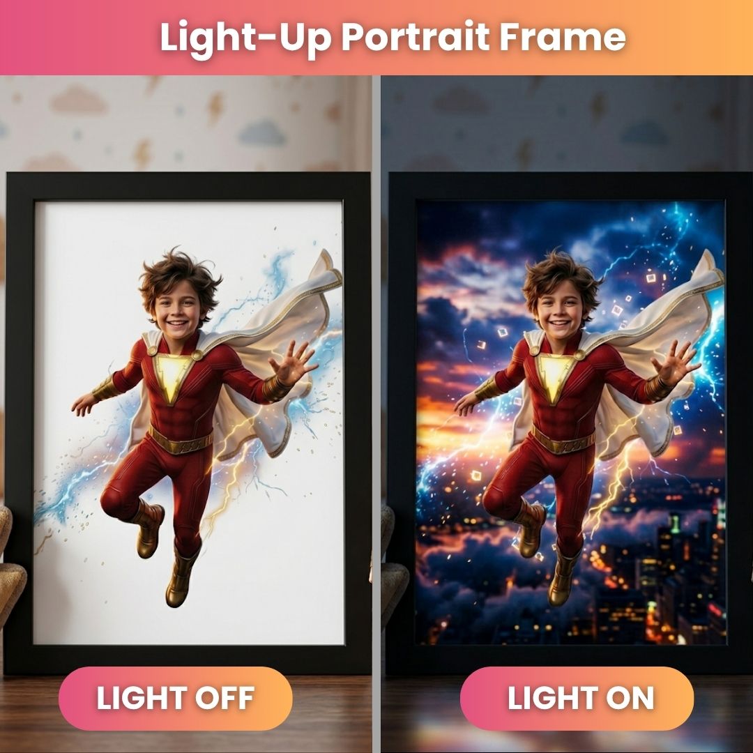 The Flashing Lightning Hero Portrait