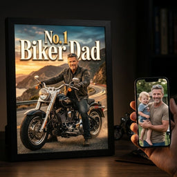 The Biker Soul Dad Portrait