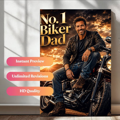 The Biker King Portrait