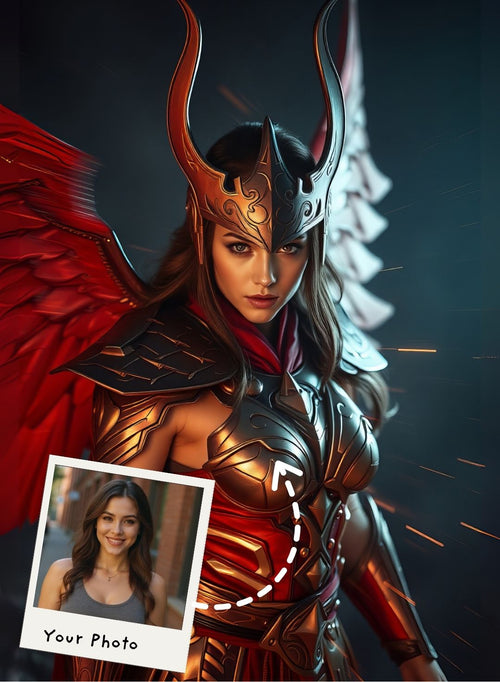 The Red Phoenix Portrait