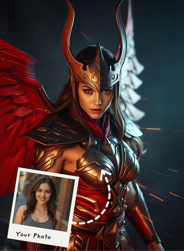 The Red Phoenix Portrait