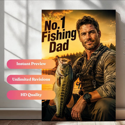 The Ultimate Fishing Dad Portrait