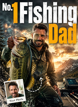 The Top Fisherman Dad Portrait