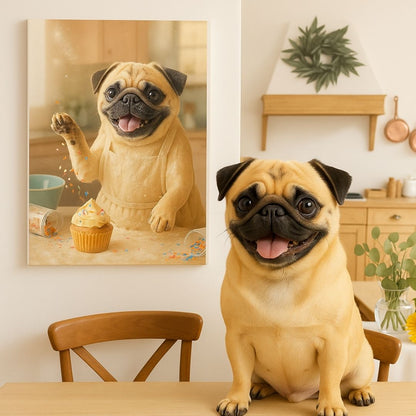Fur in the Flour Portrait