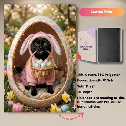 Egg-cellent Paws: Easter Portrait