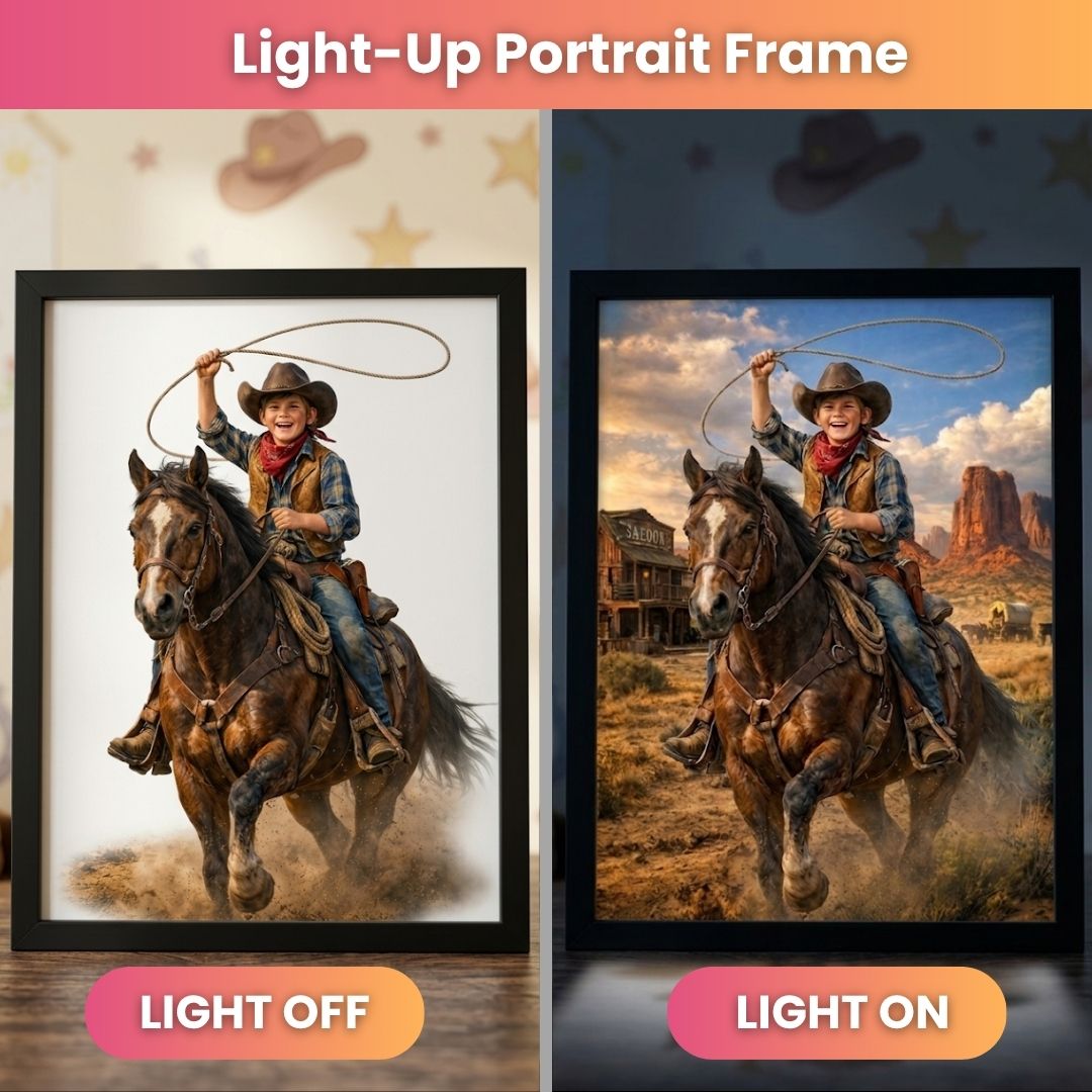 The Wild West Rider Portrait