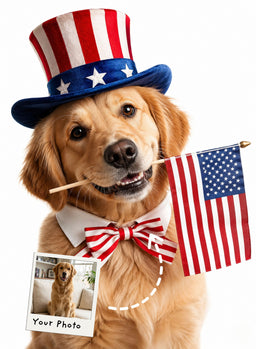 Paws for the USA Portrait