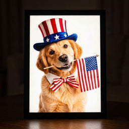 Paws for the USA Portrait