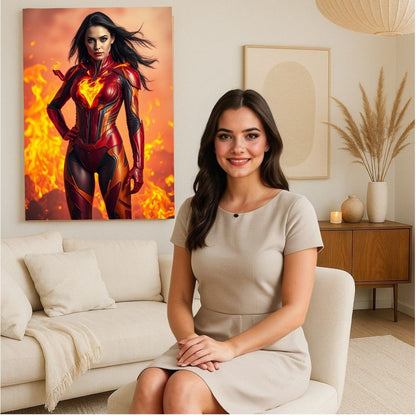 The Fire Girl Portrait