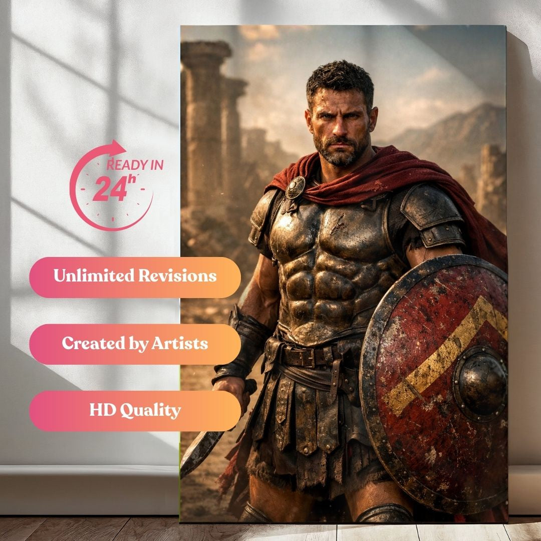 The King of the Battlefield Portrait