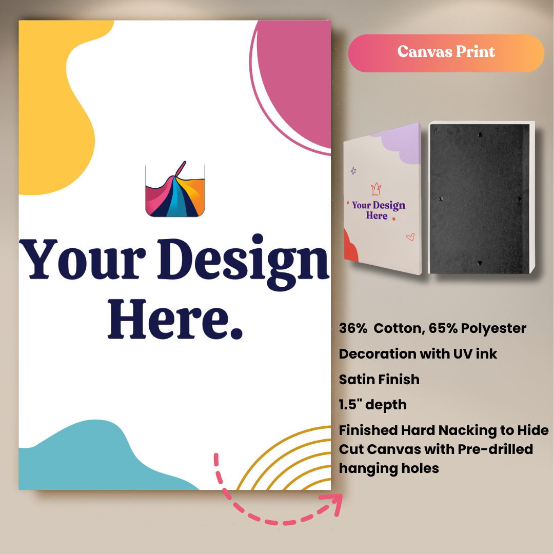 Portrait Print Upgrade: Canvas or Poster