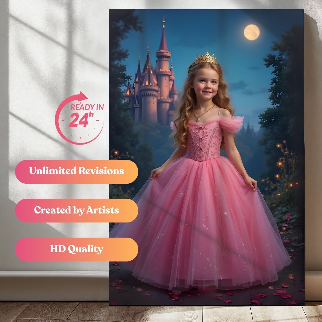 The Enchanted Rose Princess Portrait