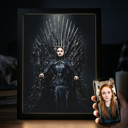 Iron Throne Queen Portrait