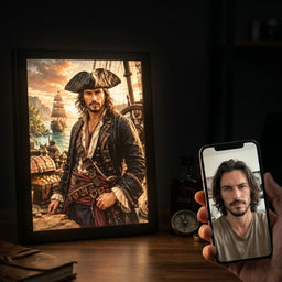The Fearless Pirate Captain Portrait
