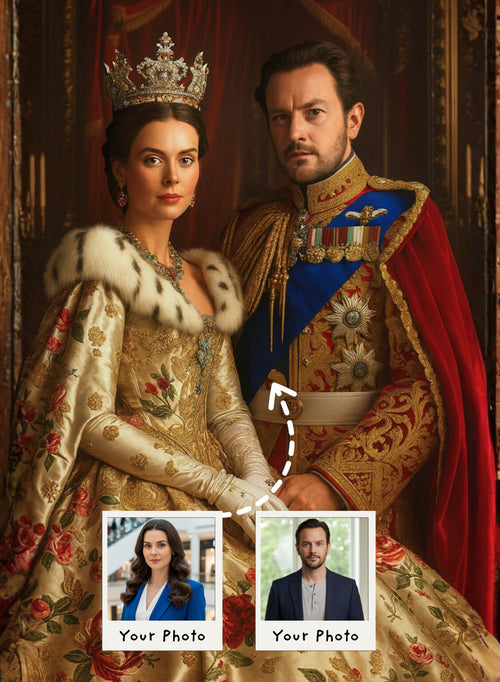 Royalty Romance Couple Portrait