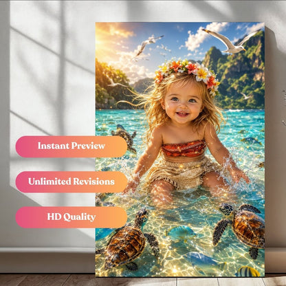 The Pearl of Paradise Portrait