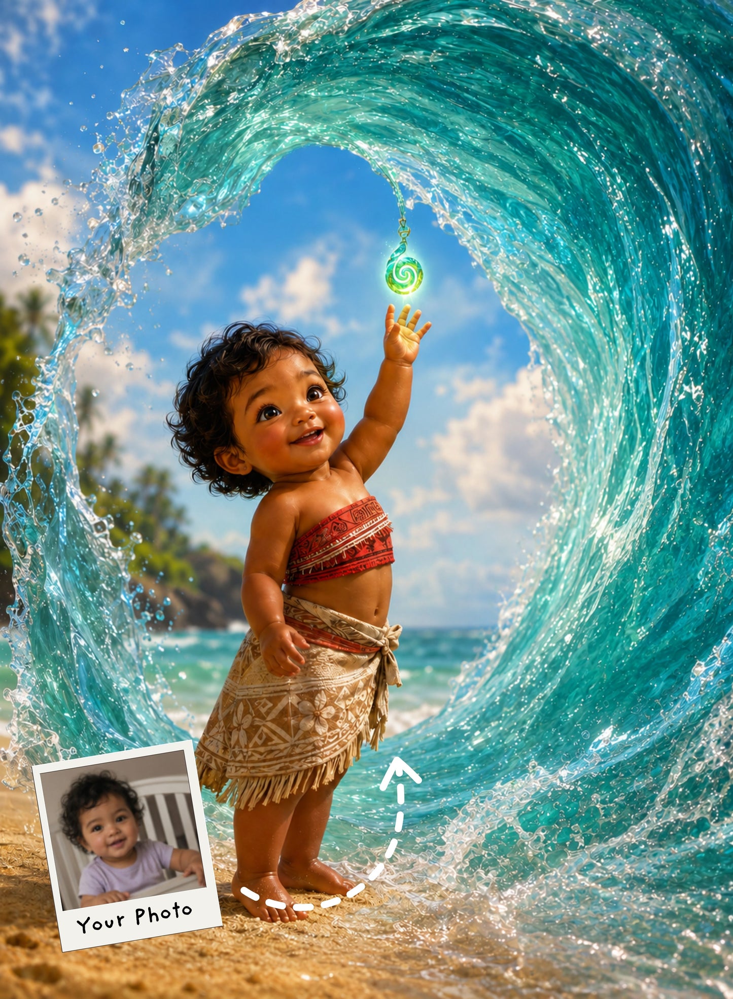 Journey Across the Waves Portrait