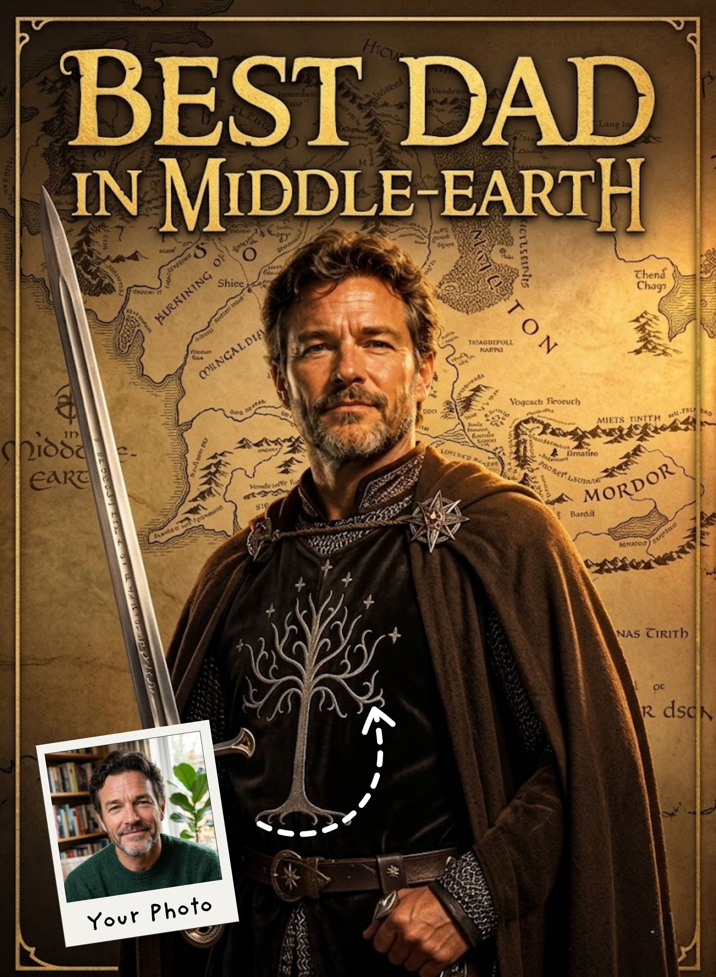 Middle Earth’s Greatest Adventure Dad Portrait