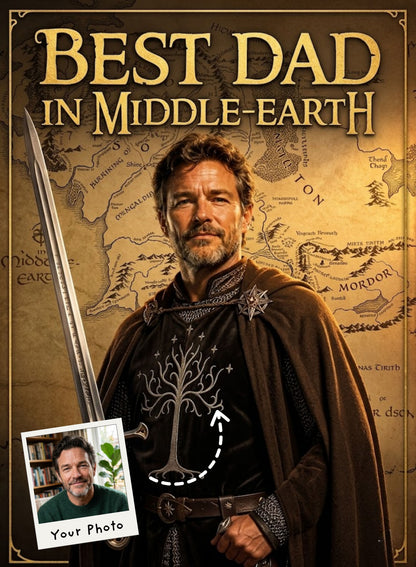 Middle Earth’s Greatest Adventure Dad Portrait