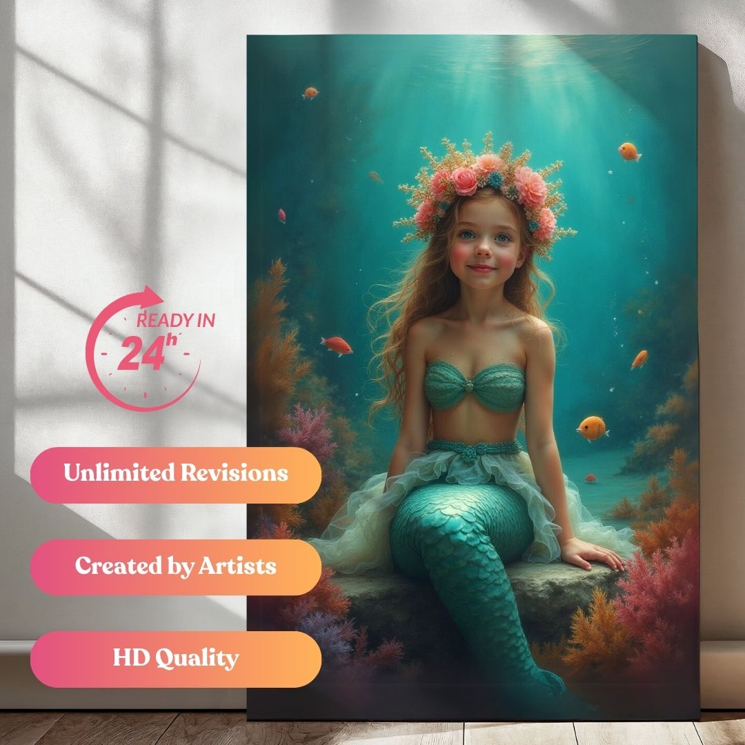 The Coral Reef Princess Portrait