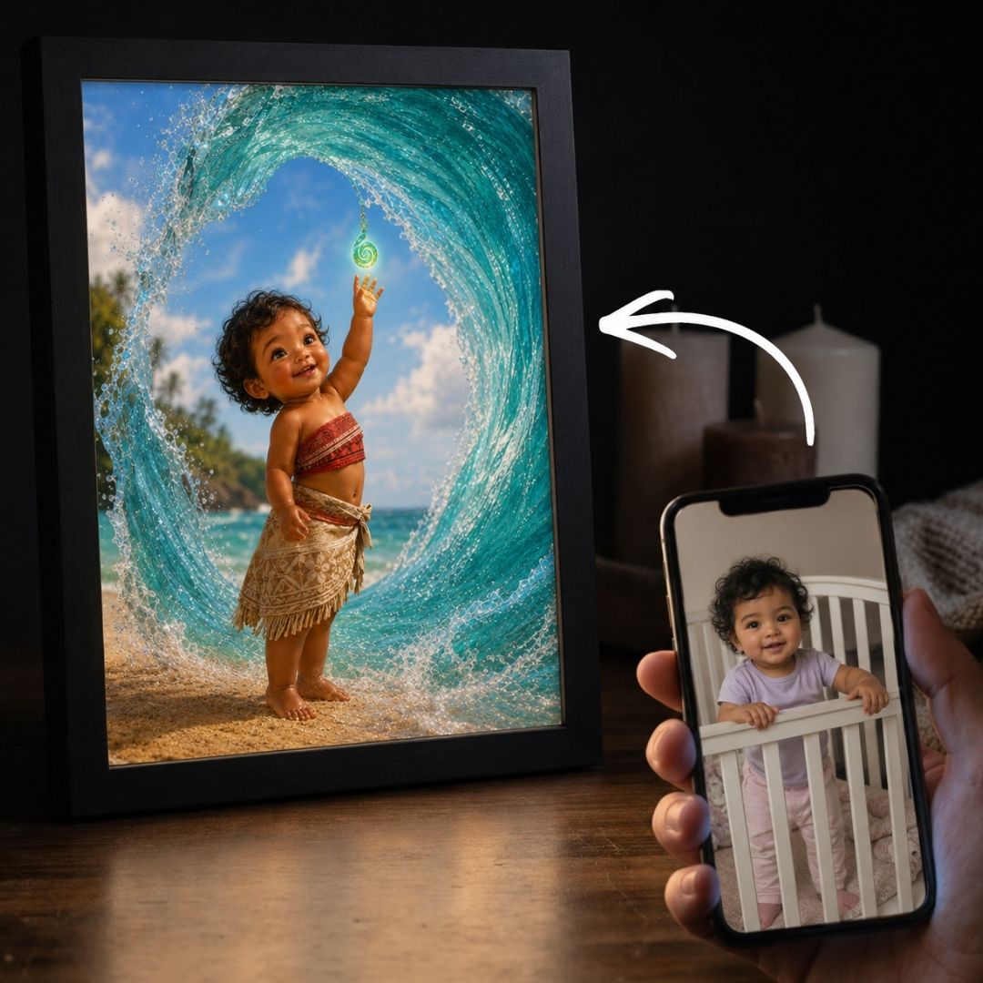 Journey Across the Waves Portrait
