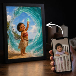 Journey Across the Waves Portrait