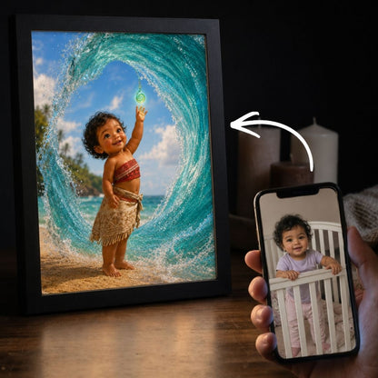 Journey Across the Waves Portrait