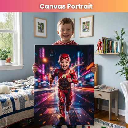 Masked Hero of Speed Portrait