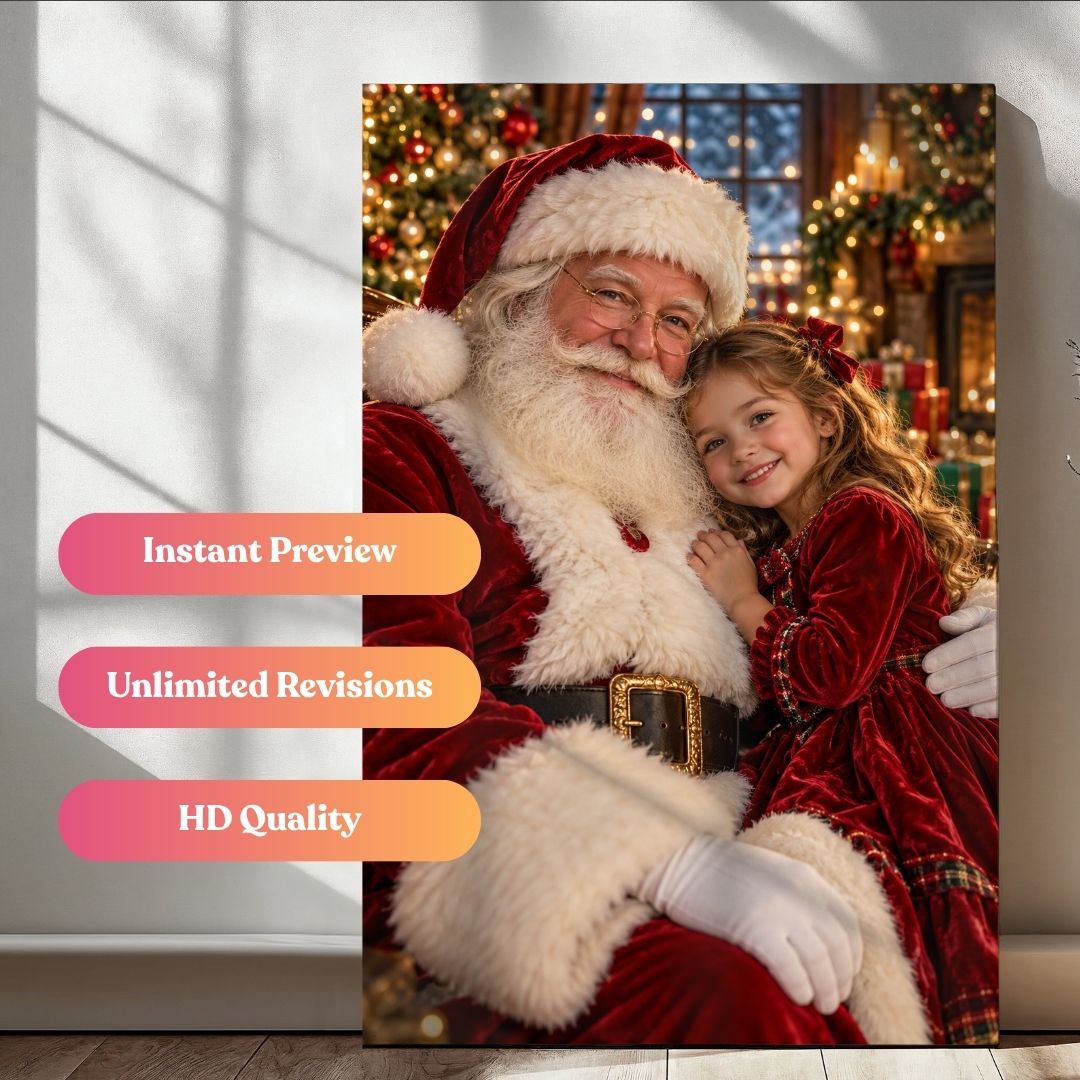 The Santa’s Little Princess Portrait