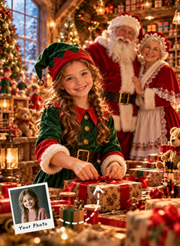 Santa’s Little Gift Maker Portrait