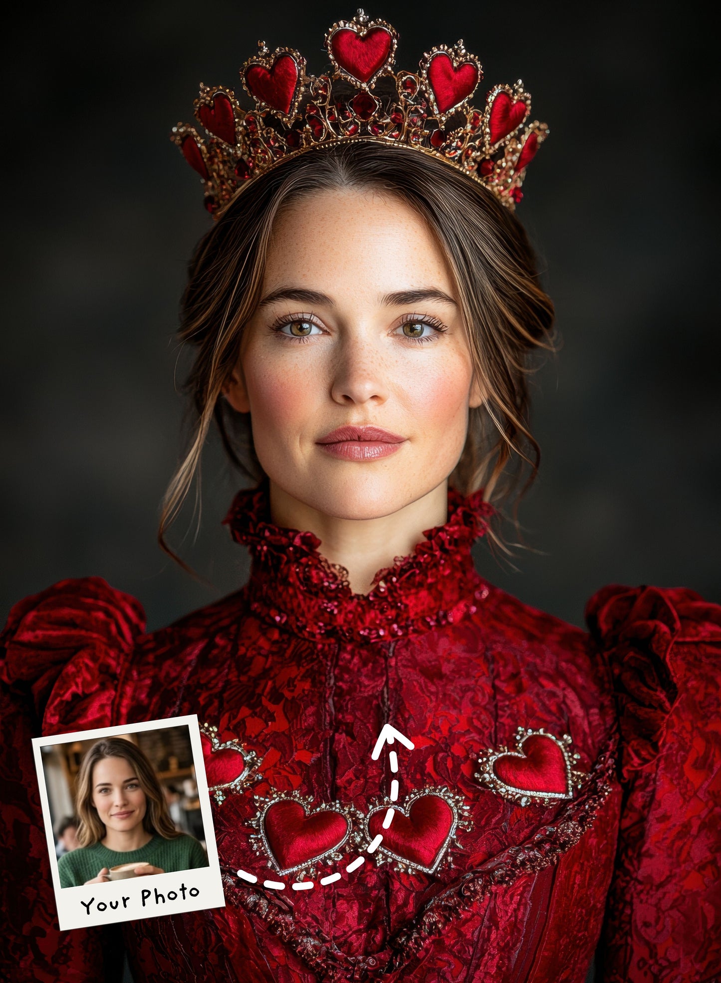 Mad Royal Queen of Hearts Portrait