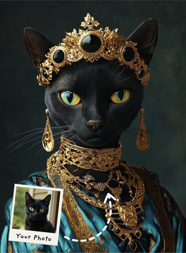 The Golden Fur Majesty Portrait