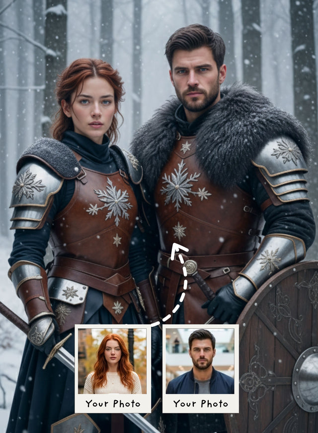 The Frost Warrior Couple Portrait